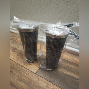 2 NEW Vitamix Double Wall Insulated Stainless Steel Tumblers 24oz